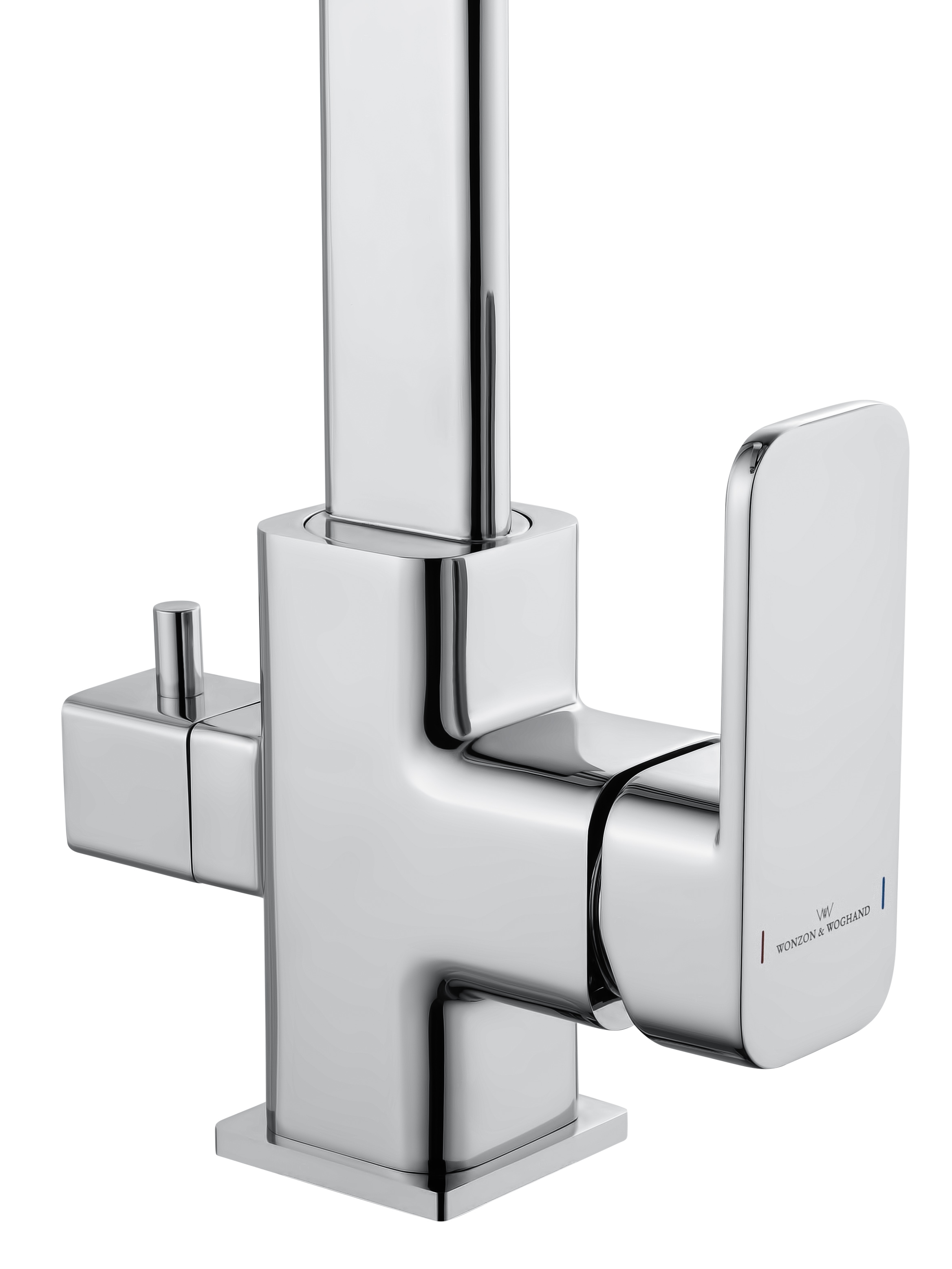 Смеситель для кухни с подключением фильтра WONZON & WOGHAND, Хром (WW-88458004-CR) - Gidratop.ru изображение