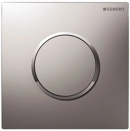 Ручной пневмопривод Geberit Sigma Type 10 HyTouch 116.015.KN.1 для писсуара, матовый хром - Gidratop.ru изображение