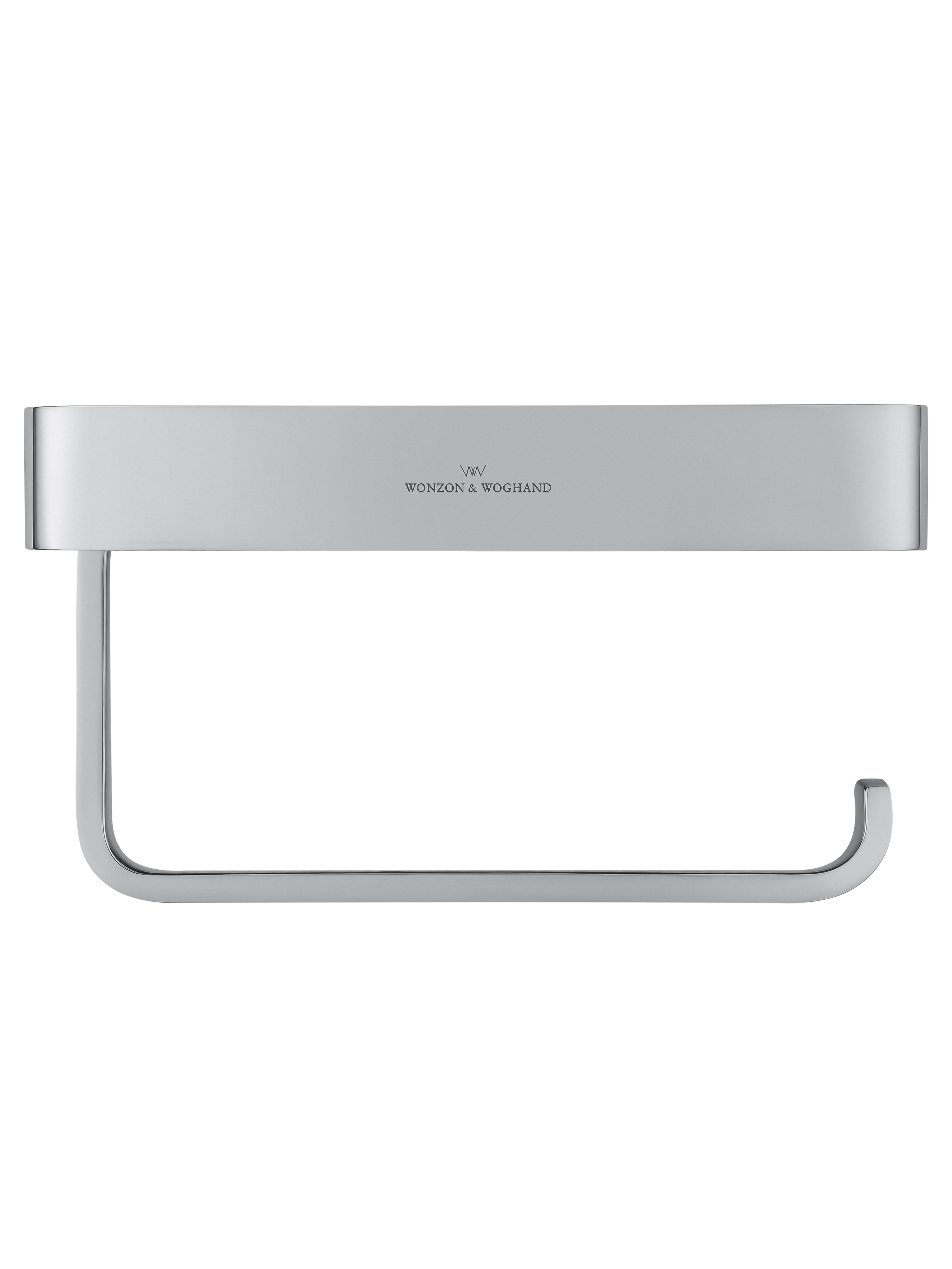 Держатель для туалетной бумаги с полкой WONZON & WOGHAND LOTTE, Хром (WW-8336) - Gidratop.ru изображение