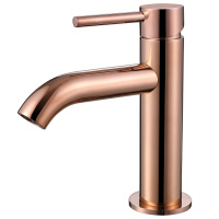 Смеситель ABBER Wasser Kreis AF8110RG для раковины, розовое золото - Gidratop.ru изображение