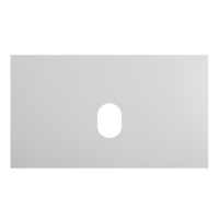 Столешница из керамогранита без отверстия под смеситель 816x468 KEP-80-BO-W0 Bianco Opaco - Gidratop.ru изображение