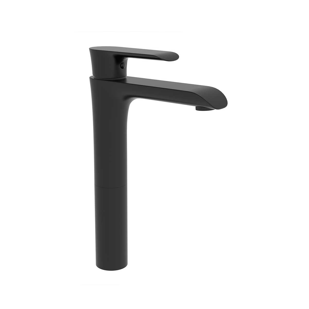 Смеситель для накладной раковины Esse VBF-1E2MB однорычажный, черный - Gidratop.ru изображение