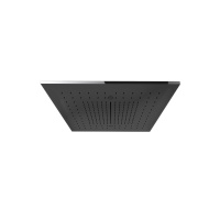 GESSI AFILO накладная панель 500x500 мм., для душевой системы, встраиваемой в потолок, цвет  Black XL - Gidratop.ru изображение
