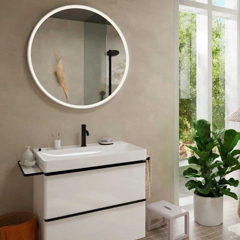 Смеситель для раковины Hansgrohe Tecturis S 73312670, цвет черный матовый - Gidratop.ru изображение