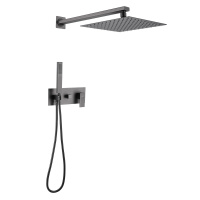 Душевая система ABBER Daheim AF8218NG скрытого монтажа без излива, никель - Gidratop.ru изображение