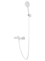 Смеситель для душа с термостатом WONZON & WOGHAND INN 5, Белый матовый (WW-B2005-A-MW) - Gidratop.ru изображение