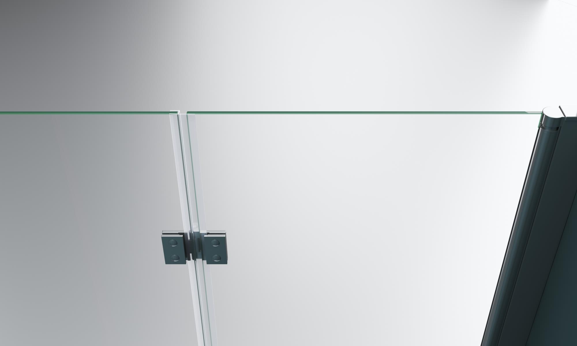 Душевой уголок BelBagno ALBANO-ASH-1-70/90-C-Cr - Gidratop.ru изображение