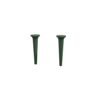 Ножки для шкафчика, комплект 2 штуки, высота 29 см, дерево 40436 Verde opaco, 9x9x29 - Gidratop.ru изображение