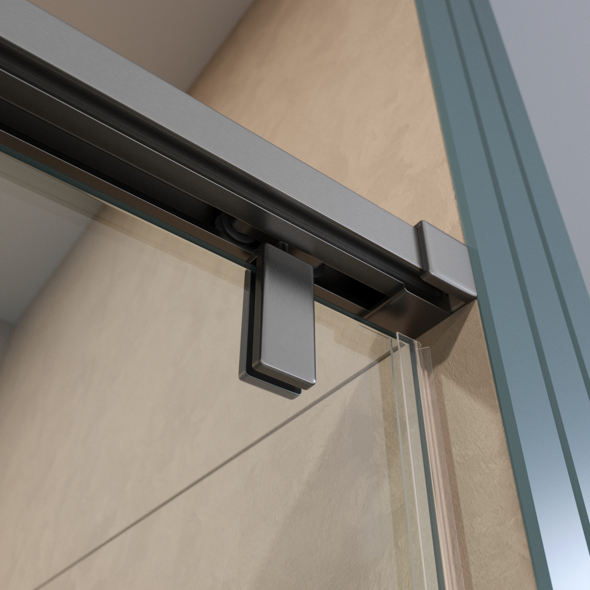Душевая дверь BelBagno SOFT_CLOSE-1-BF-1-160-C-GM - Gidratop.ru изображение