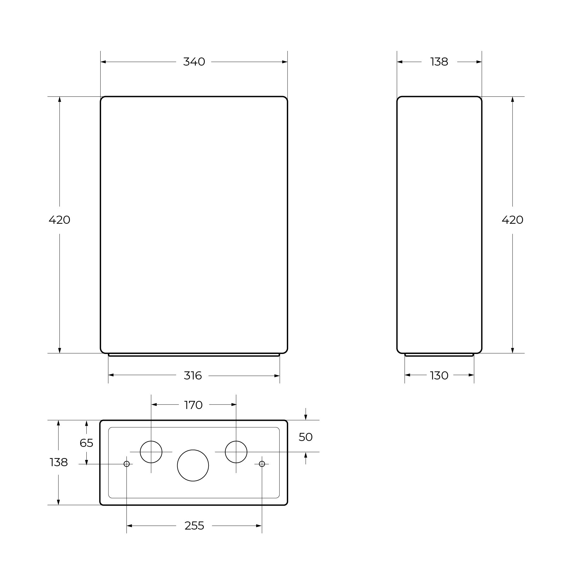 Бачок CEZARES LUX CZR-158-T - Gidratop.ru изображение