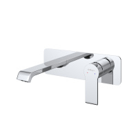 AURORA Смеситель для раковины встраиваемый с внутренней частью, без донного клапана, хром AURORA-BLVM-CRM-W0