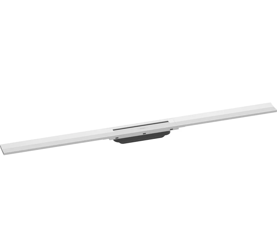 Решетка для дренажного канала Hansgrohe RainDrain Flex, 100 см, белый матовый, 56046700 - Gidratop.ru изображение