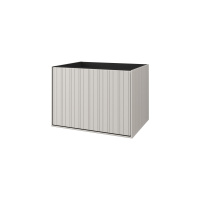 PORTOFINO Тумба подвесная под раковину с выдвижным ящиком, 55924 Bianco opaco, 60x46x43 - Gidratop.ru изображение