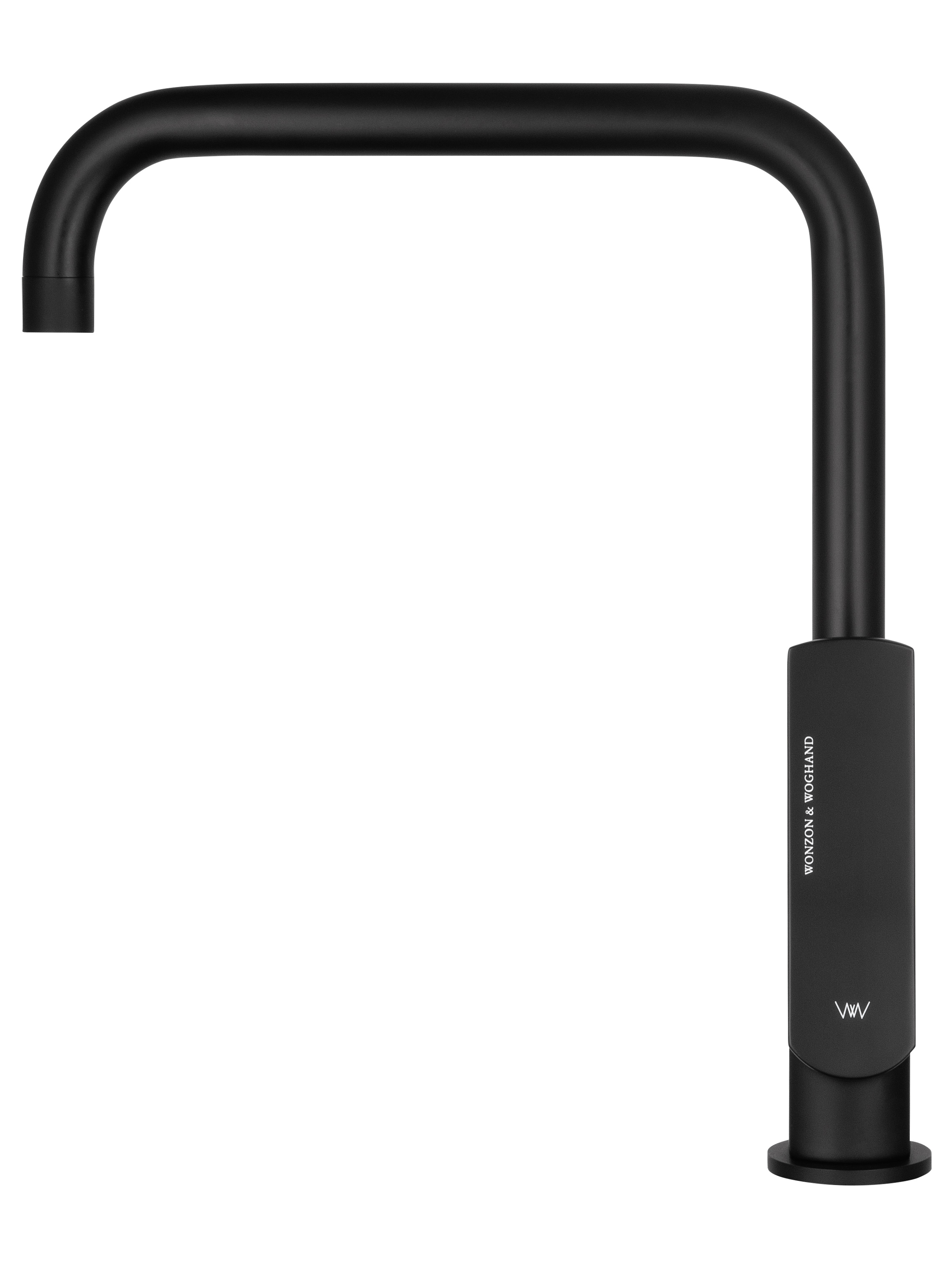 Смеситель для кухни WONZON & WOGHAND, Черный матовый (WW-L1006-MB) - Gidratop.ru изображение