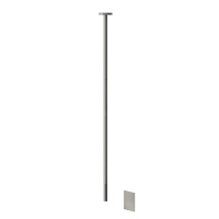 GESSI 316 TRAME смеситель для раковины потолочный, электронный, внешняя часть, цвет Steel Brushed - Gidratop.ru изображение