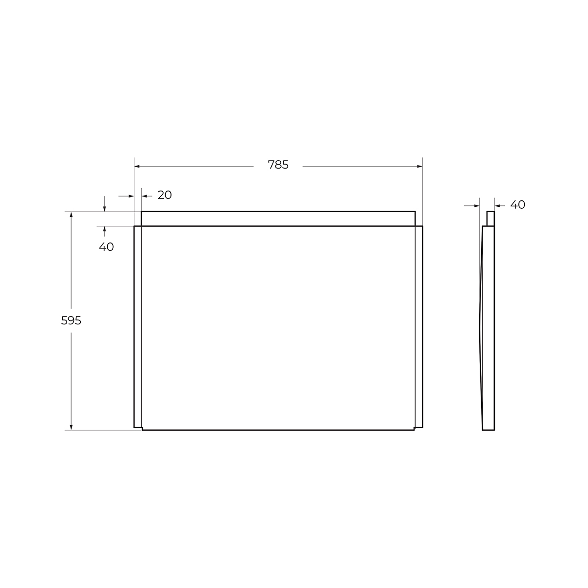 Боковая панель для акриловой ванны с крепежом CEZARES EM-F-80-SP-W37 - Gidratop.ru изображение