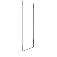 Gessi Goccia полотенцедержатель потолочный 60см h=160см, цвет: хром - Gidratop.ru изображение