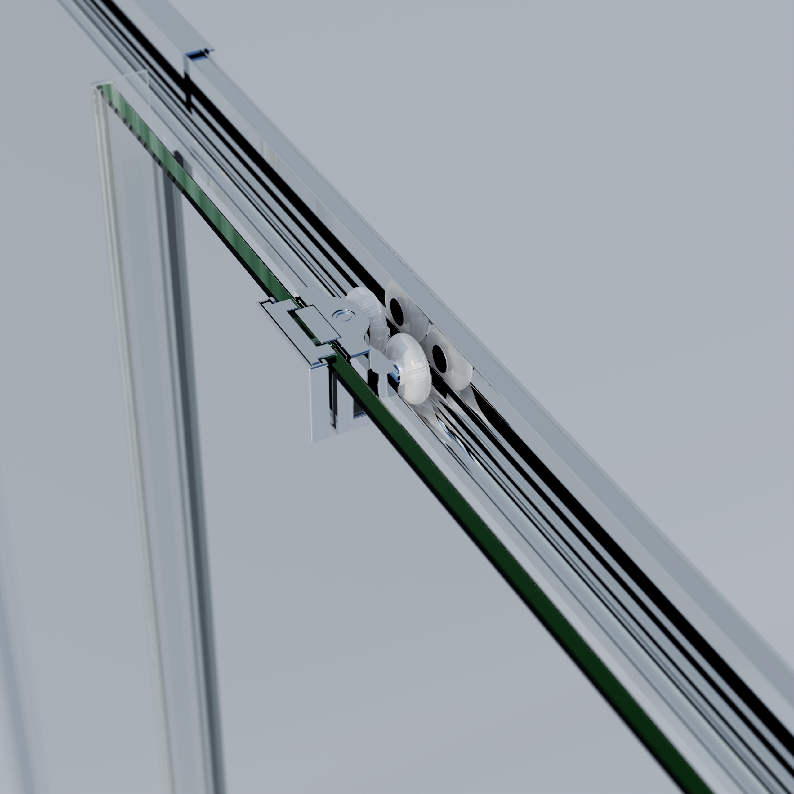 Душевой уголок Rapid-N VSS-3RN1112E10CL, (1000-1100)x(1100-1200), хром, стекло прозрачное - Gidratop.ru изображение