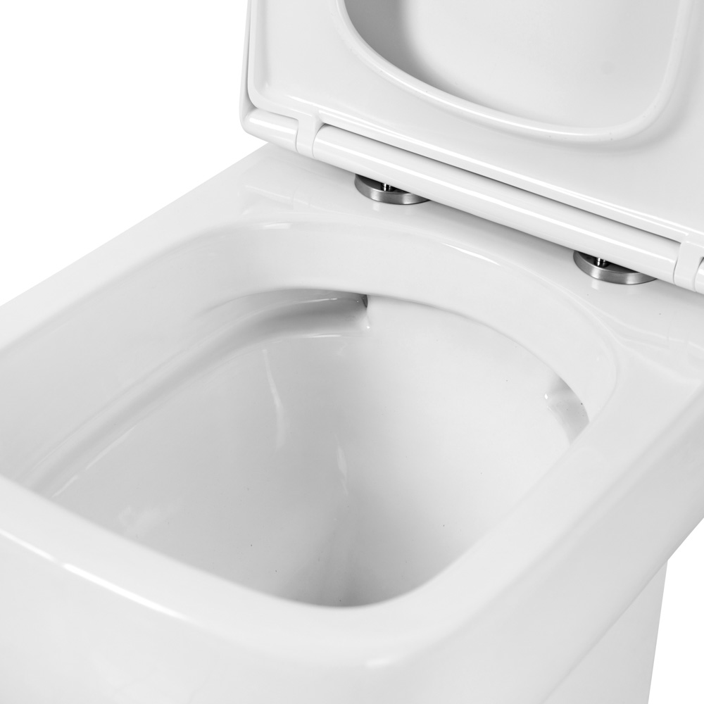 Унитаз-компакт безободковый BelBagno AURORA BB8604CPR/SC - Gidratop.ru изображение