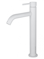 Смеситель для раковины высокий WONZON & WOGHAND, Белый матовый (WW-H1062-MW) - Gidratop.ru изображение