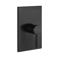 Gessi Emporio Via tortona внешние части для настенного смесителя на 1 позицию, цвет: Black XL - Gidratop.ru изображение