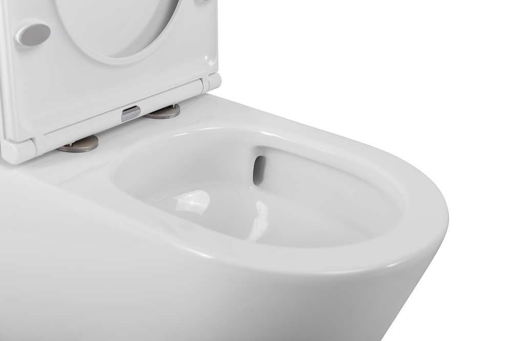 Унитаз-компакт безободковый со смывом TORNADO BelBagno FLAY-TOR BB2149CP-TOR/BB2149T/BB2111SC - Gidratop.ru изображение