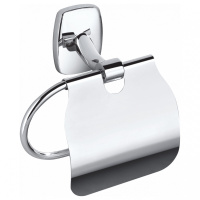 Держатель для туалетной бумаги с крышкой WONZON & WOGHAND PORTO, Хром (WW-1601) - Gidratop.ru изображение