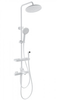Душевая система с гигиеническим душем и термостатом WONZON & WOGHAND SOLID, Белый матовый (WW-C3011-A1-MW) - Gidratop.ru изображение