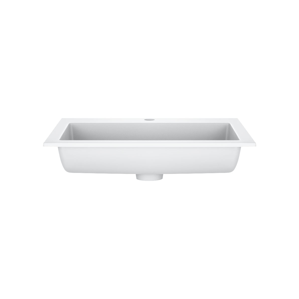 Раковина VCB-13600W из искусственного камня, цвет белый - Gidratop.ru изображение