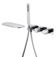 Смеситель ABBER Rund AF8731 для ванны скрытого монтажа, хром - Gidratop.ru изображение