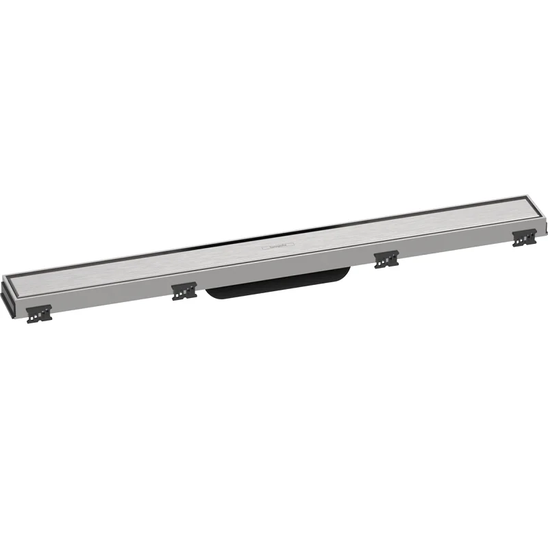 Решетка для дренажного канала Hansgrohe RainDrain Match, 70 см, полированная сталь, 56037800 - Gidratop.ru изображение