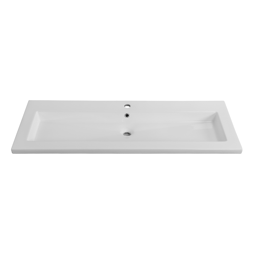 Керамическая раковина CZR-8070-120, 1210x460x140 - Gidratop.ru изображение