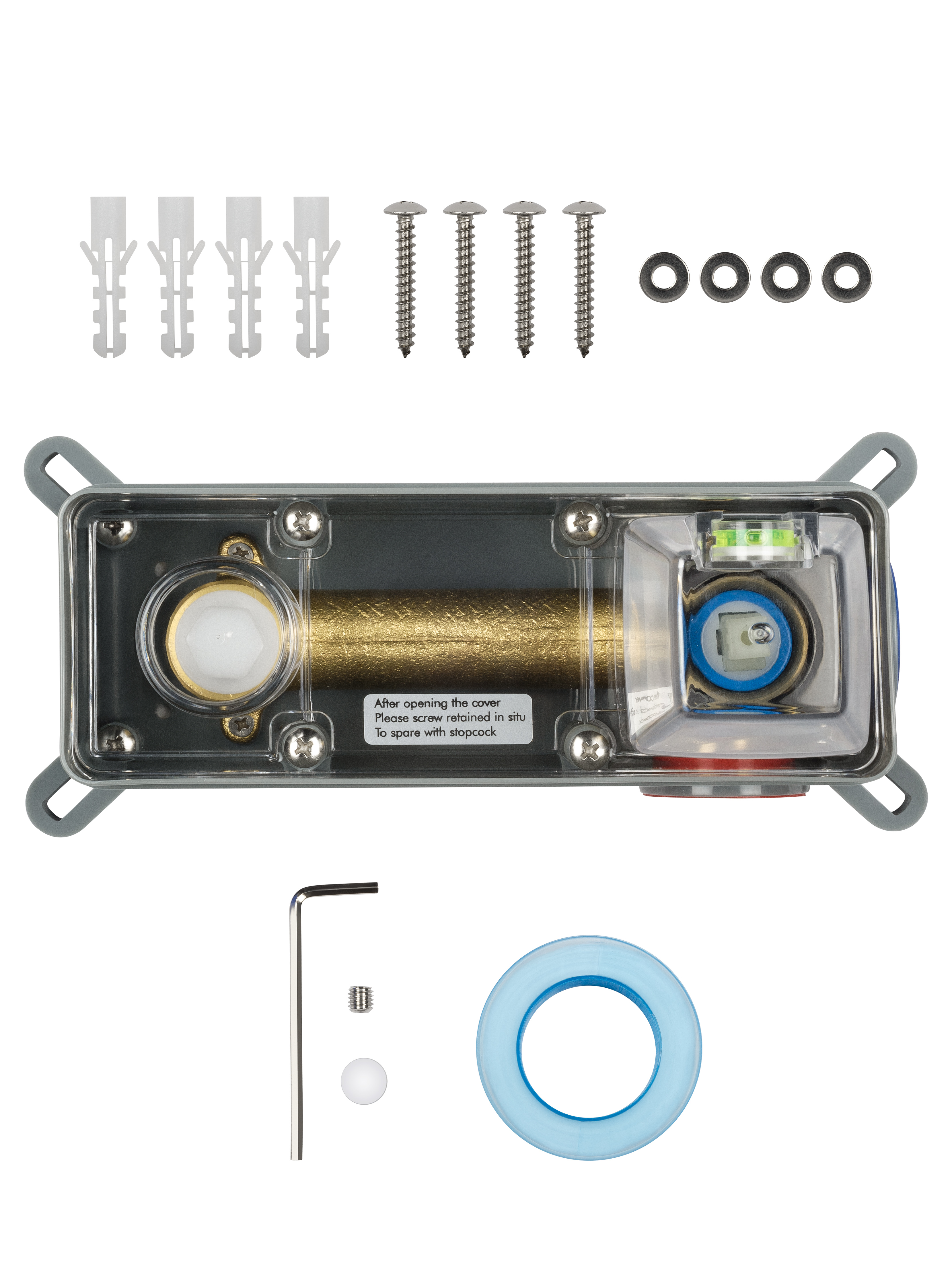 Смеситель для раковины встраиваемый WONZON & WOGHAND FRAME, Хром (WW-88869010-CR) - Gidratop.ru изображение