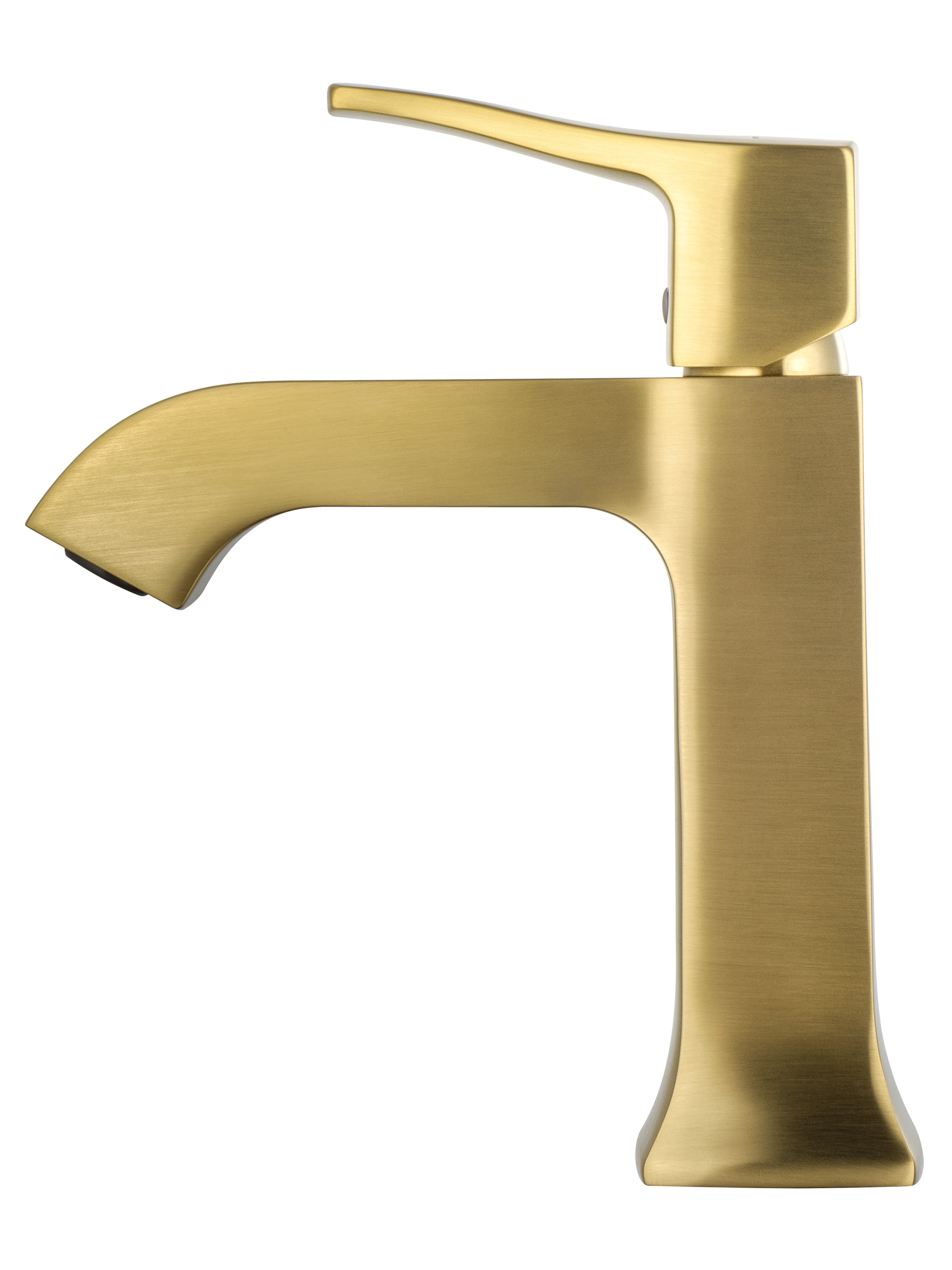 Смеситель для раковины WONZON & WOGHAND FLEX, Брашированное золото (WW-88018072-BG) - Gidratop.ru изображение