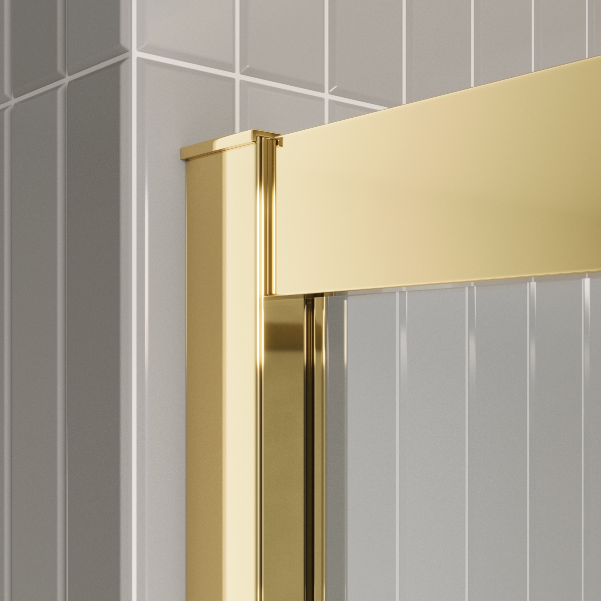 Душевая дверь BelBagno LUCE-BF-1-100-C-ORO - Gidratop.ru изображение