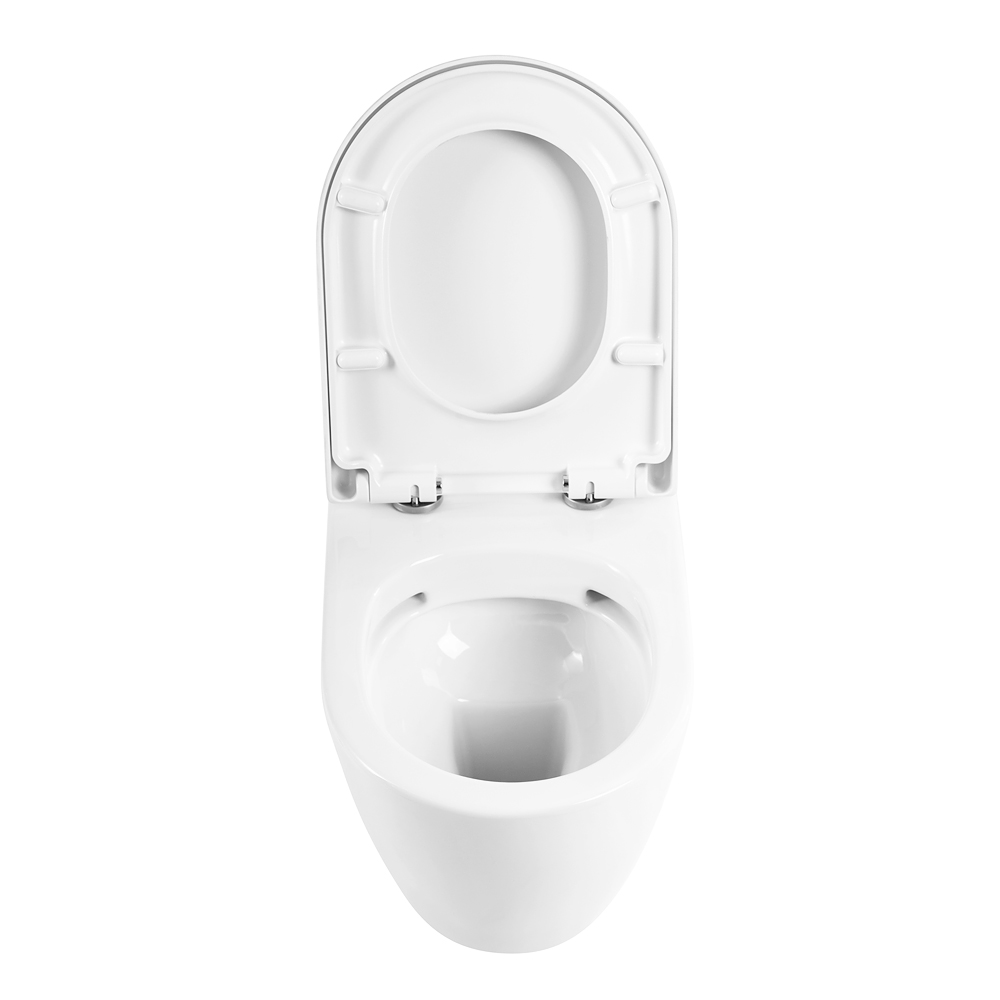 Унитаз подвесной безободковый BelBagno MARINO BB105CHR/BB865SC - Gidratop.ru изображение
