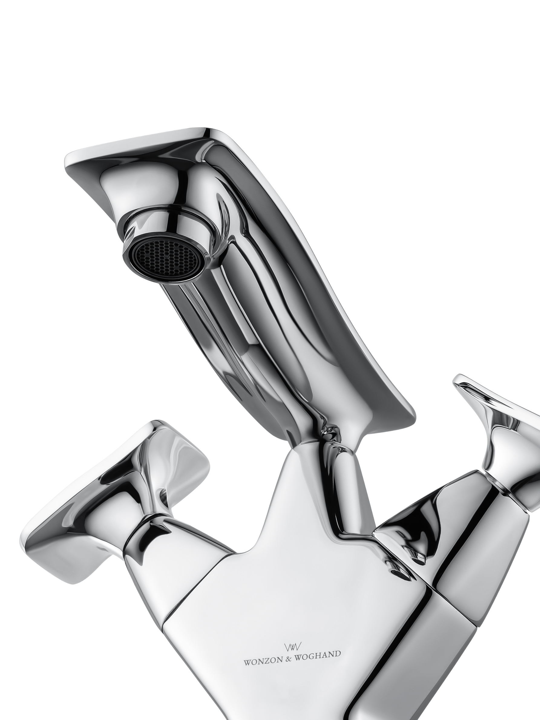 Смеситель для раковины WONZON & WOGHAND SHAKESPEARE, Хром (WW-651101-CR) - Gidratop.ru изображение