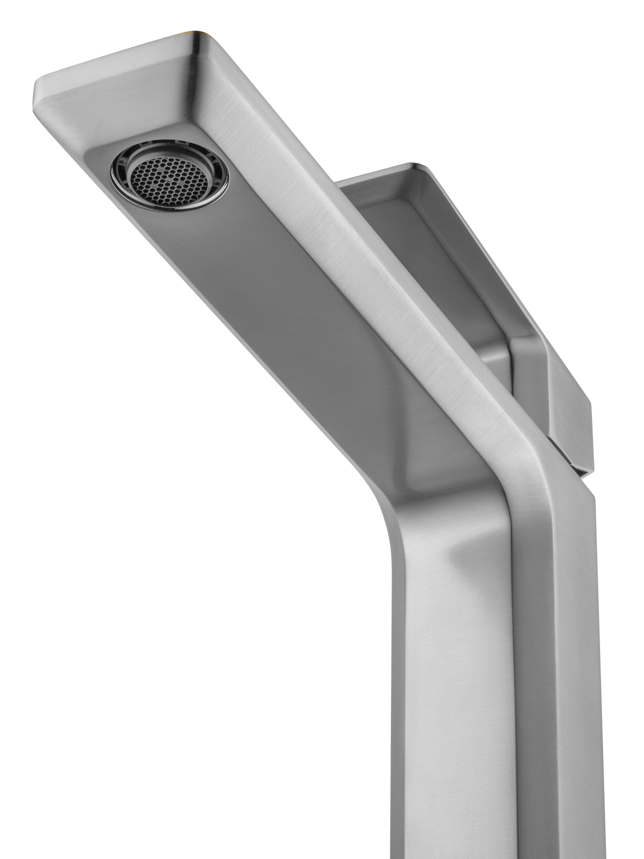 Смеситель для раковины высокий WONZON & WOGHAND DIAMOND, Брашированный никель (WW-88239011-BN) - Gidratop.ru изображение