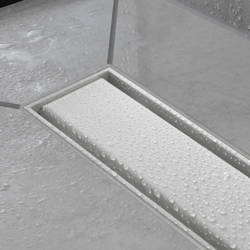Решетка для дренажного канала Hansgrohe RainDrain Match, 60 см, белый матовый, 56036700 - Gidratop.ru изображение