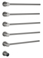 Полотенцесушитель электрический встраиваемый WONZON & WOGHAND HAMBURG, Брашированный никель (WW-AL315-BR) - Gidratop.ru изображение