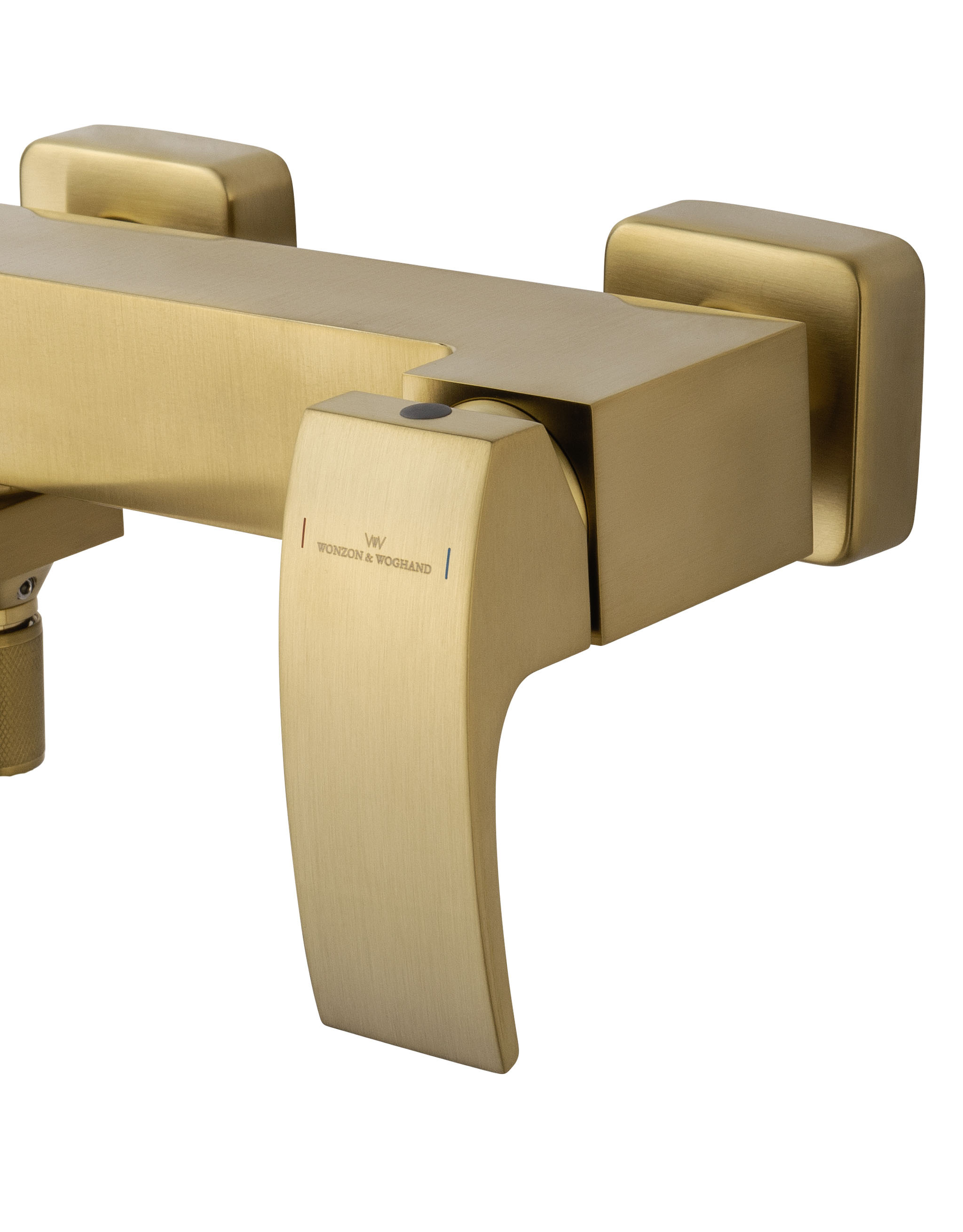 Смеситель для ванны с душем WONZON & WOGHAND FIT, Брашированное золото (WW-88639009- BG) - Gidratop.ru изображение