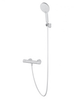 Смеситель для душа с термостатом WONZON & WOGHAND INN 3, Белый матовый (WW-B2065-A-MW) - Gidratop.ru изображение