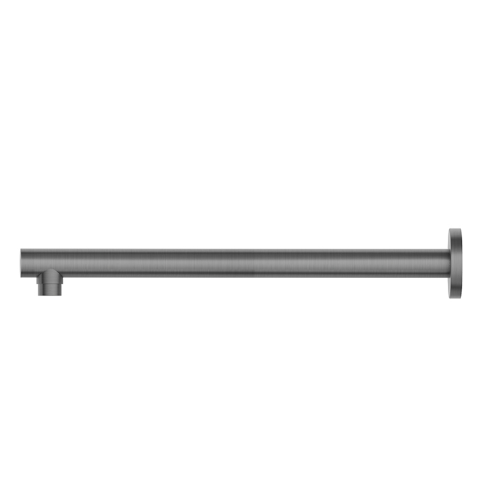 Newform X-STEEL 316 Кронштейн для верхнего душа, настенный., L=350 мм, G1/2" , цвет: PVD Brushed gun metal - Gidratop.ru изображение