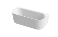 Акриловая ванна CEZARES METAURO-INT-Wall-180-80-60-W-MATT