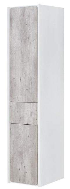 Шкаф-колонна Roca Ronda ZRU9303005 левый белый матовый/бетон