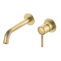 Смеситель для раковины встраиваемый WONZON & WOGHAND TOR, Брашированное золото (WW-88869073-BG) - Gidratop.ru изображение