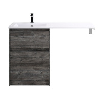 KRAFT-LVD База под раковину напольная с двумя выкатными ящиками, Pino Pasadena, 580x480x855, KRAFT-LVD-580/1200-2C-PIA-PP