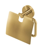 RELAX-PH-BORO Держатель для туалетной бумаги, исполнение брашированное золото - Gidratop.ru изображение