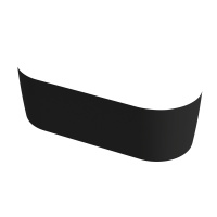 Передняя панель для акриловой ванны CEZARES METAURO-Central-180-SCR-NERO - Gidratop.ru изображение