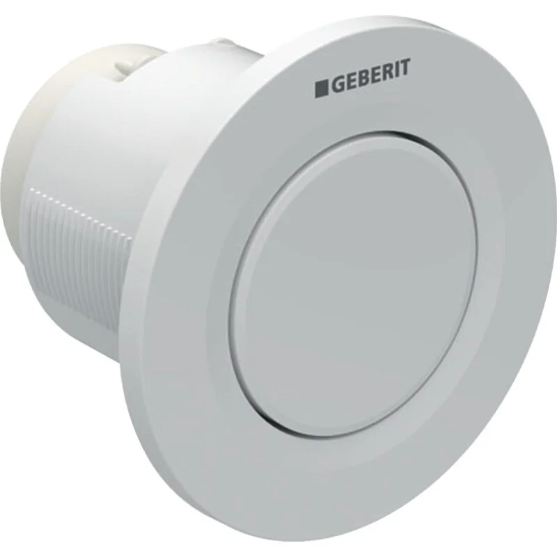 Клавиша смыва Geberit Type 01 дистанционная, альпийский белый, 116.041.11.1 - Gidratop.ru изображение